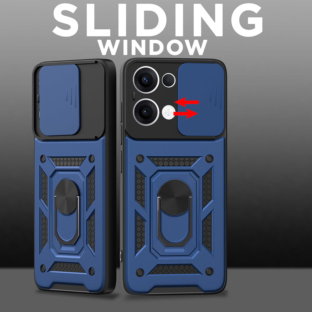 Custodia per Oppo Reno13, Techsuit, CamShield, Verde