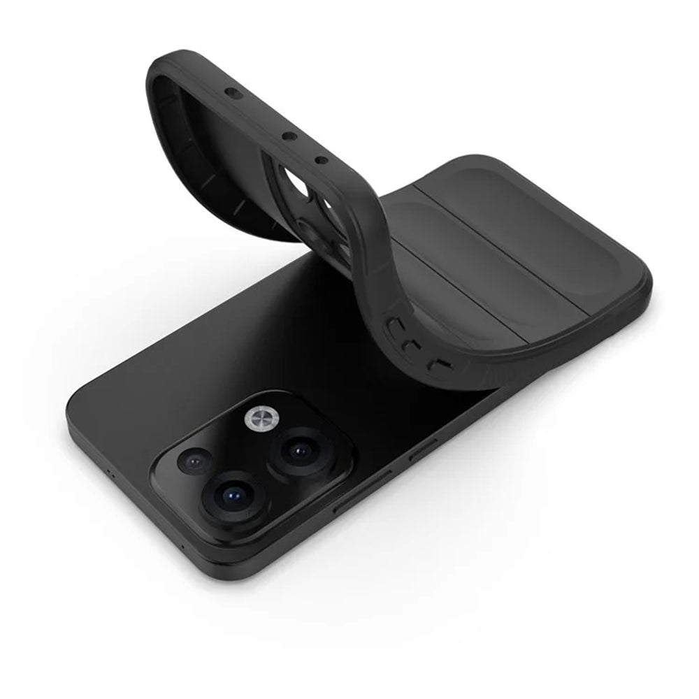 Custodia per Oppo Reno13, Techsuit, Magic Shield, Nera