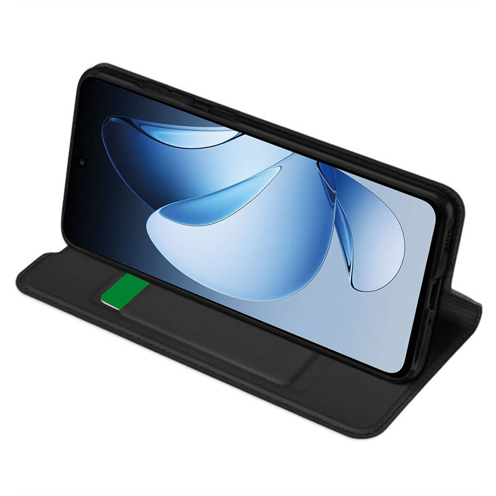 Custodia per Oppo Reno13, Techsuit, Magskin Book, Nera