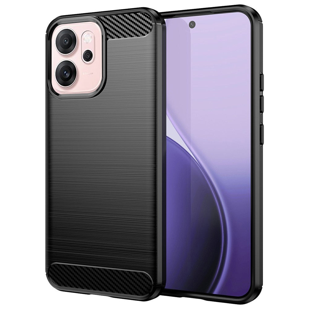 Custodia per Oppo Reno14 F, Techsuit, Carbonio, Nera