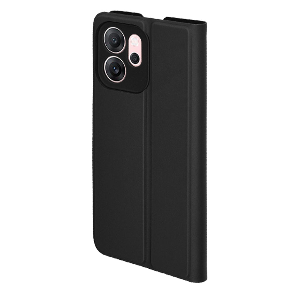 Custodia per Oppo Reno14 FS 5G / Reno14 F, Techsuit, Magskin Book, Nera