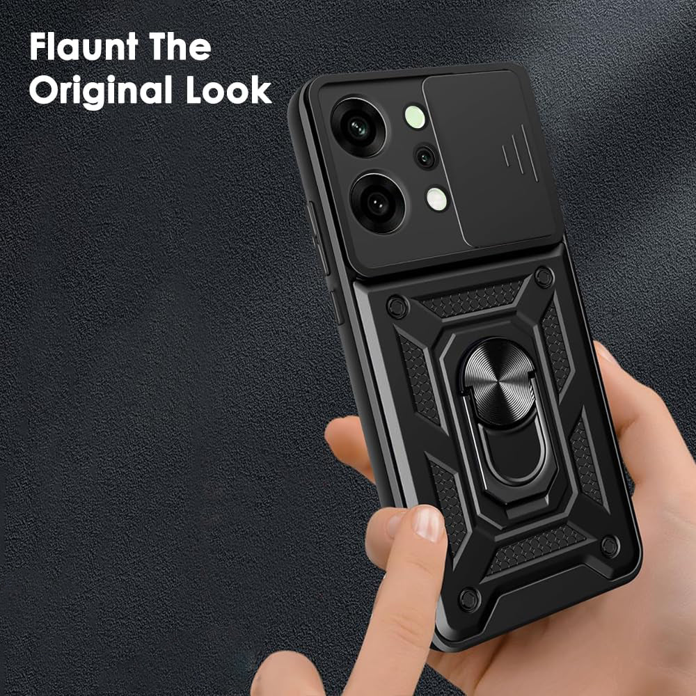 Custodia per Oppo Reno14 Pro, Techsuit, CamShield, Nera