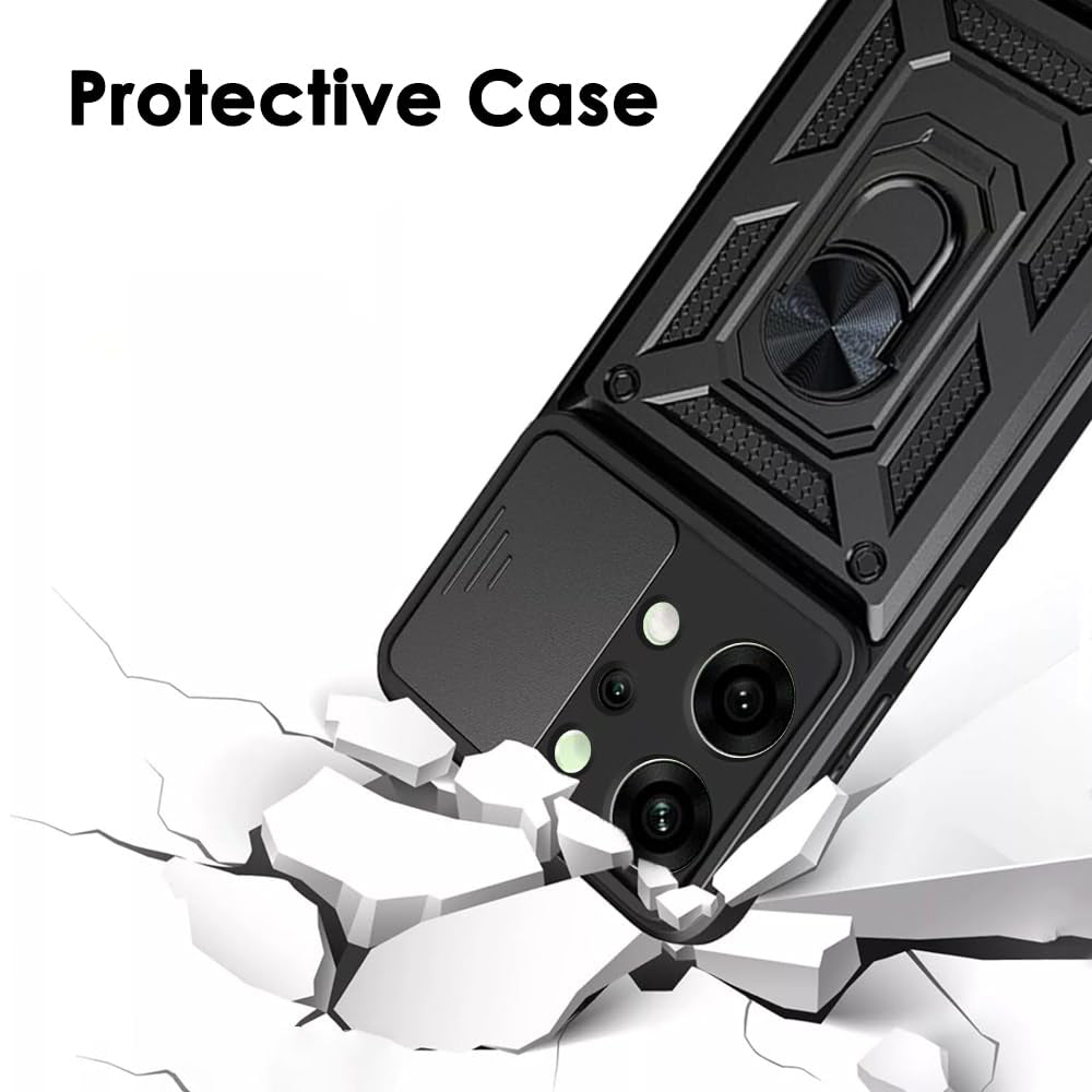 Custodia per Oppo Reno14, Techsuit, CamShield, Blu