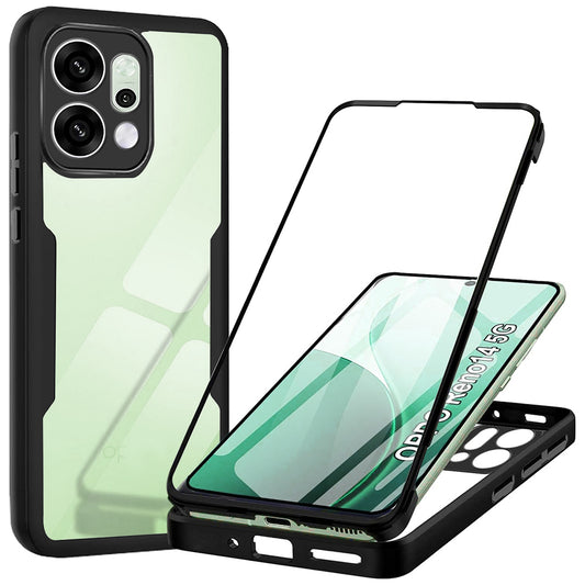 Custodia per Oppo Reno14, Techsuit, ColorVerse 360, Nera
