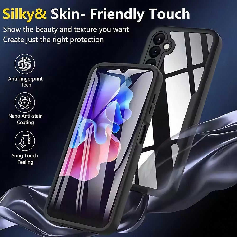 Custodia per Oppo Reno14, Techsuit, ColorVerse 360, Nera