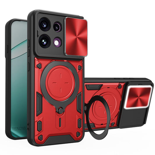 Custodia per Oppo Reno16 F / Reno16 FS, Techsuit, CamGuard Pro, Rossa