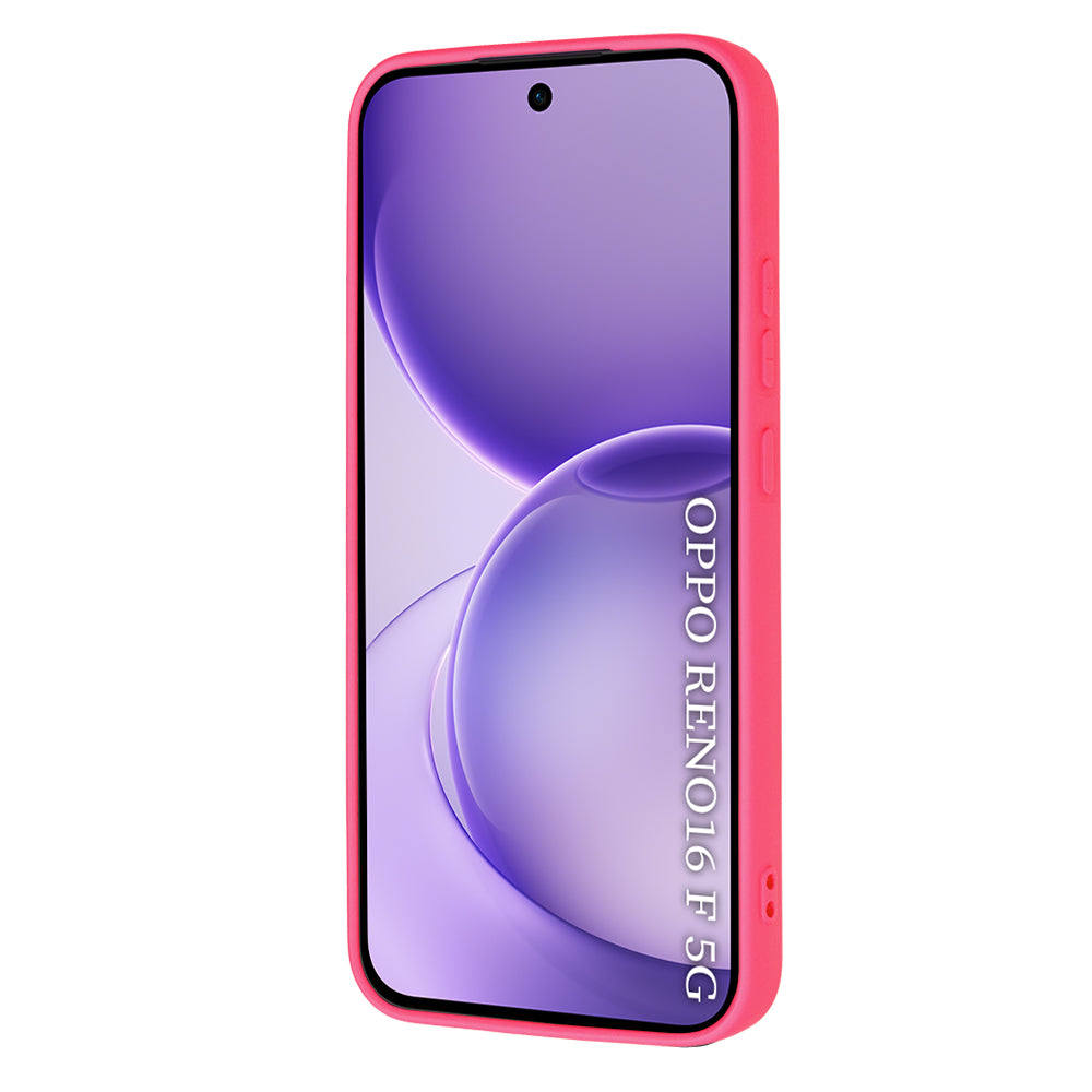 Custodia per Oppo Reno16 F / Reno16 FS, Techsuit, SoftFlex, Rosa Scuro
