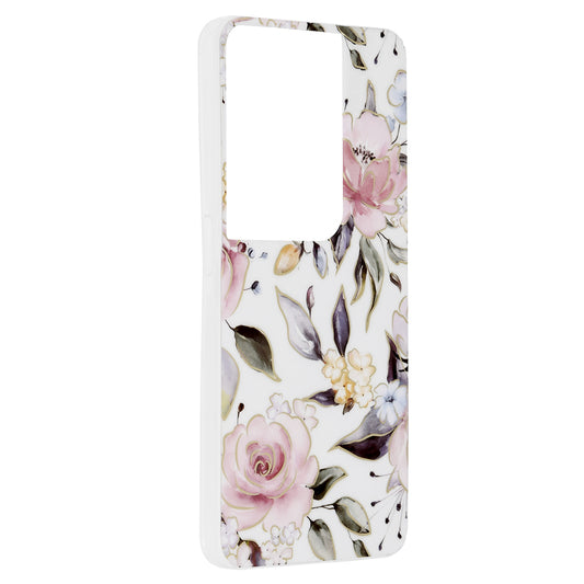 Custodia per Oppo Reno8 Pro, Techsuit, Marble, Bianca