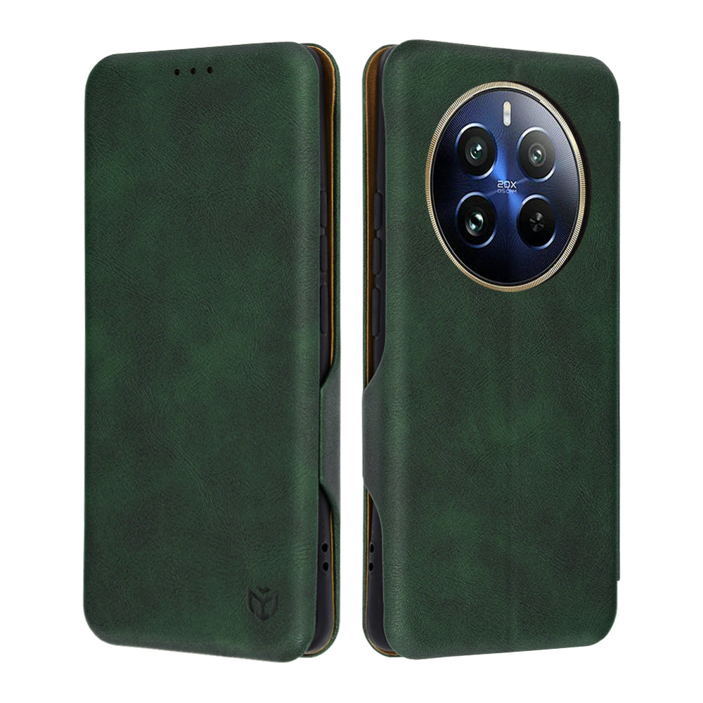 Custodia per Realme 12 Pro / 12 Pro+, Techsuit, Safe Wallet Plus, Verde