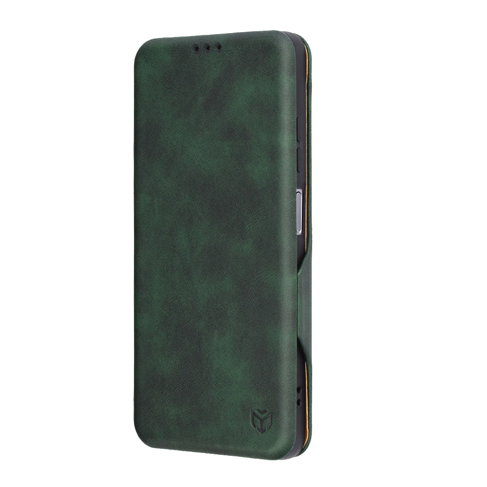 Custodia per Realme 12x / 12, Techsuit, Safe Wallet Plus, Verde