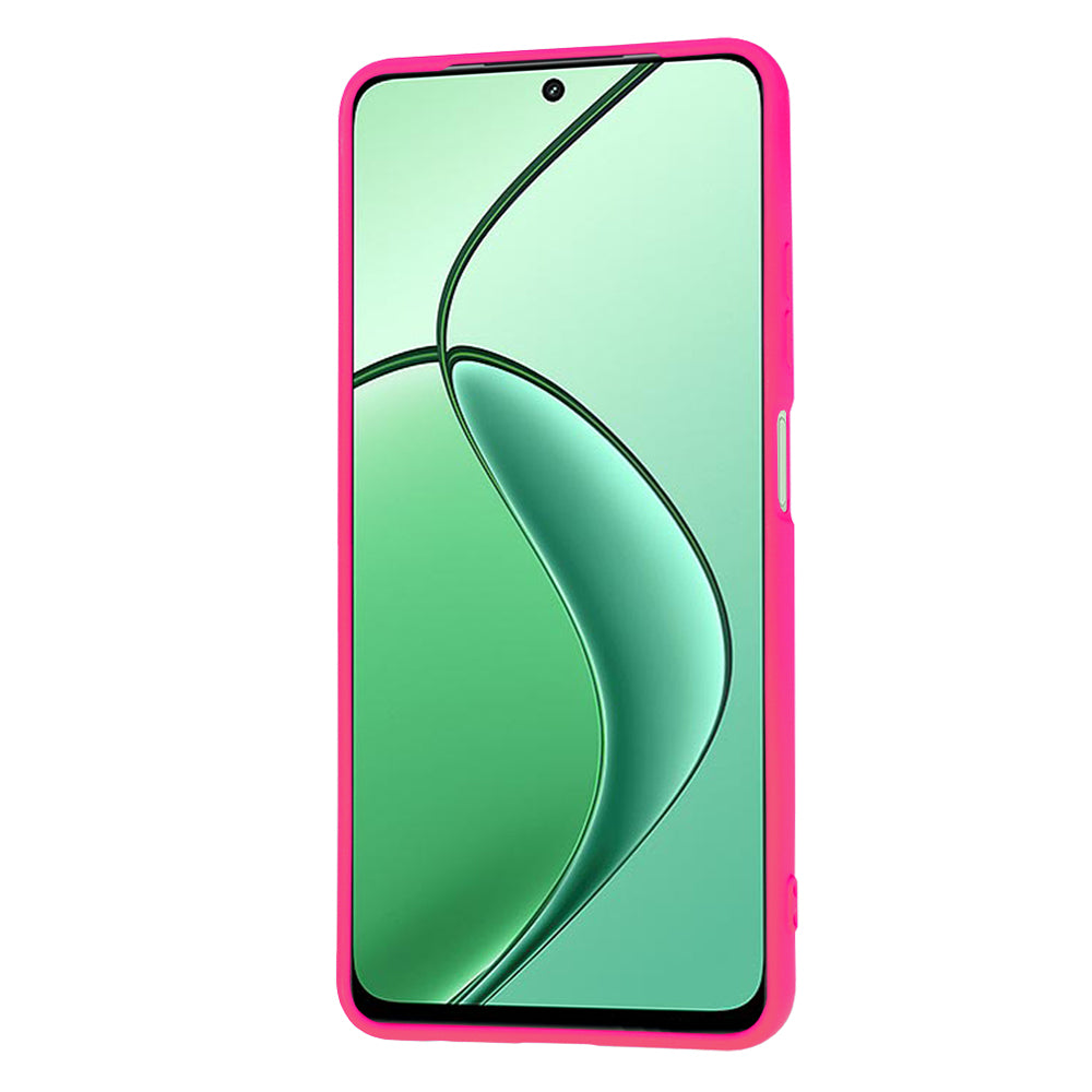 Custodia per Realme 12x / 12, Techsuit, SoftFlex, Rosa Scuro