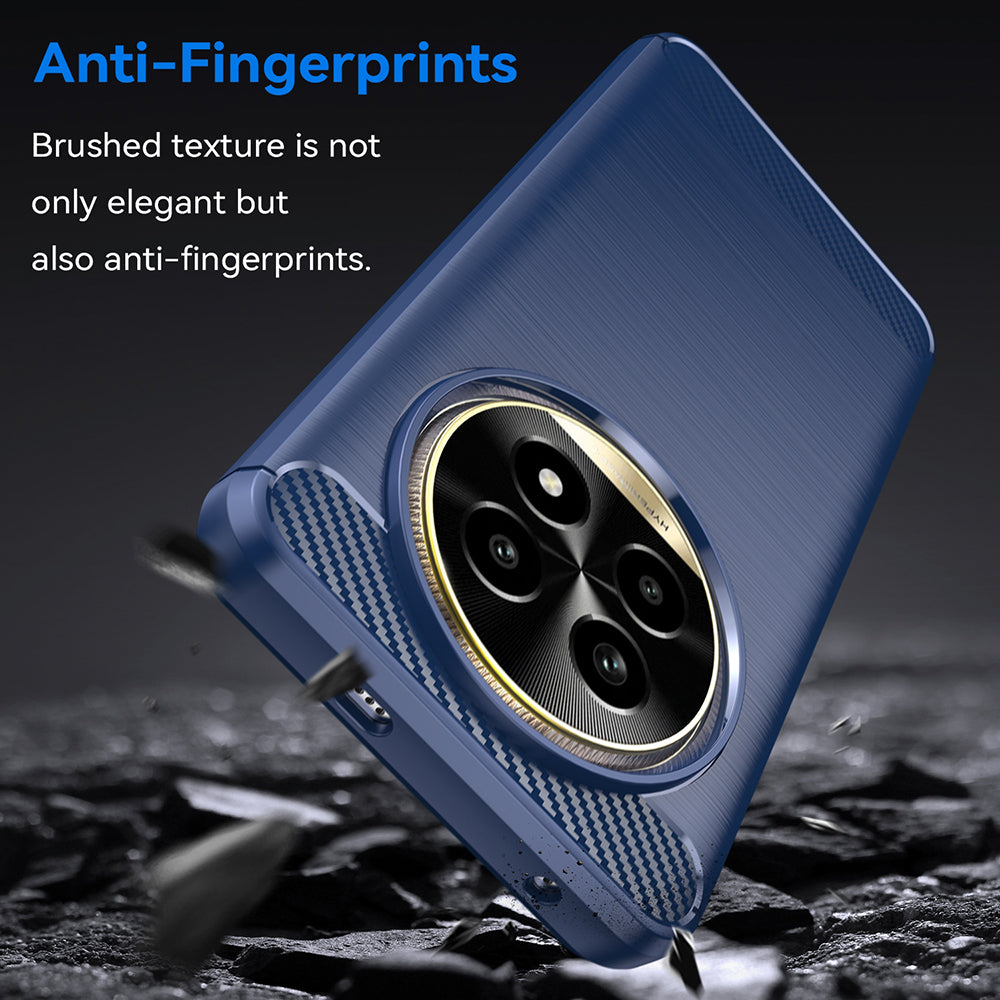 Custodia per Realme 13 Pro / 13 Pro+, Techsuit, Carbonio, Blu