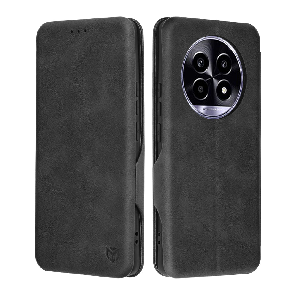 Custodia per Realme 13 Pro / 13 Pro+, Techsuit, Safe Wallet Plus, Nera