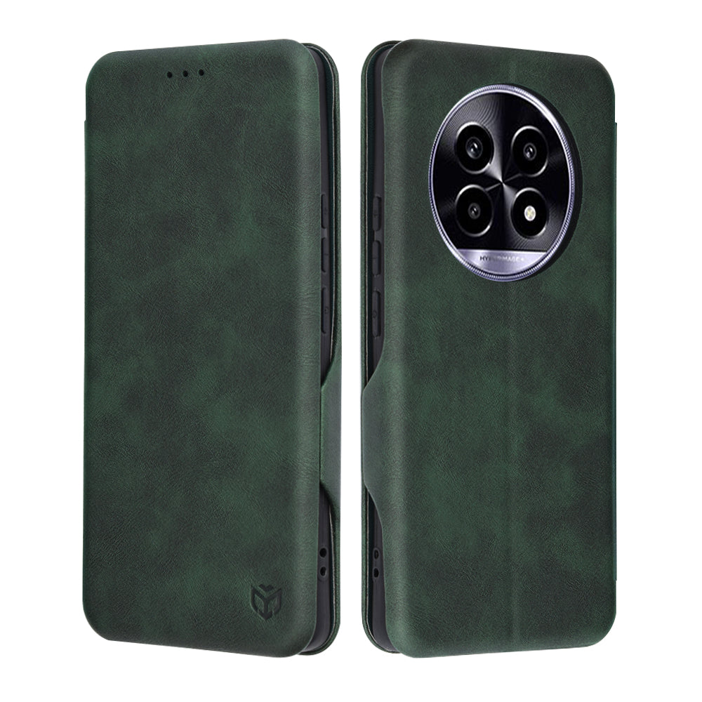 Custodia per Realme 13 Pro / 13 Pro+, Techsuit, Safe Wallet Plus, Verde