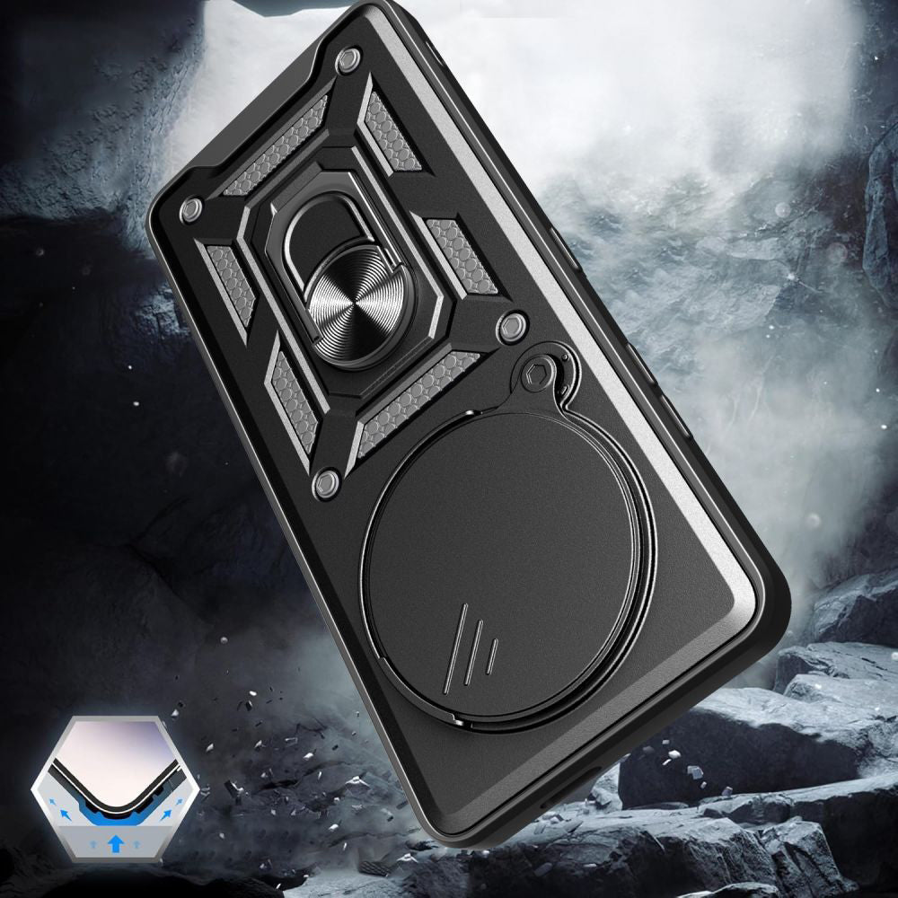 Custodia per Realme 14 Pro, Techsuit, CamShield, Nera