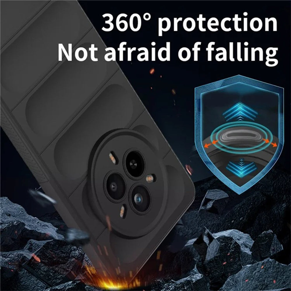 Custodia per Realme 14 Pro, Techsuit, Magic Shield, Nera