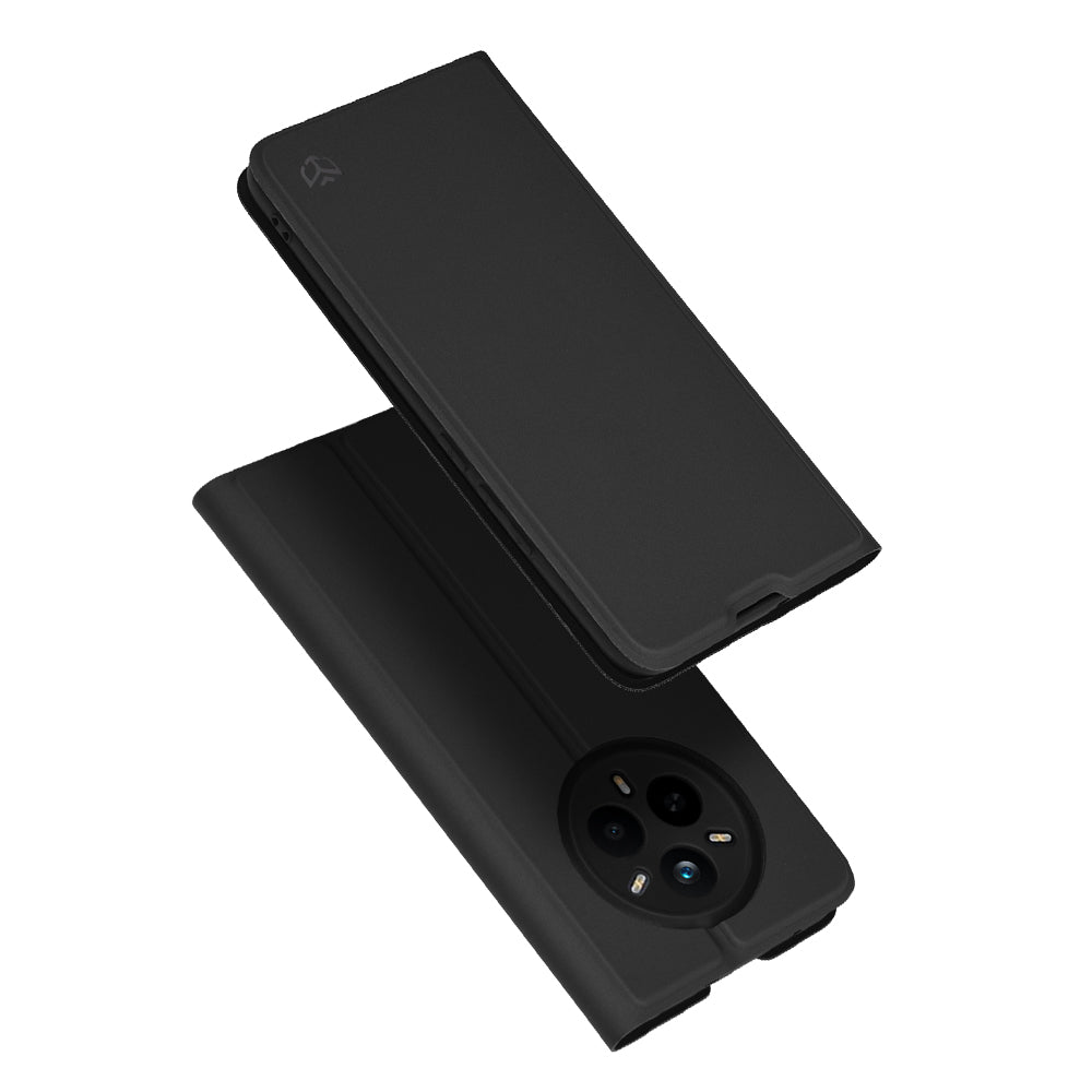 Custodia per Realme 14 Pro, Techsuit, Magskin Book, Nera