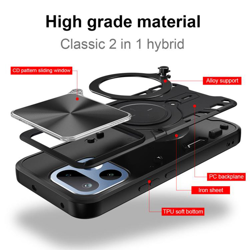 Custodia per Realme 16 Pro+, Techsuit, CamGuard Pro, Blu