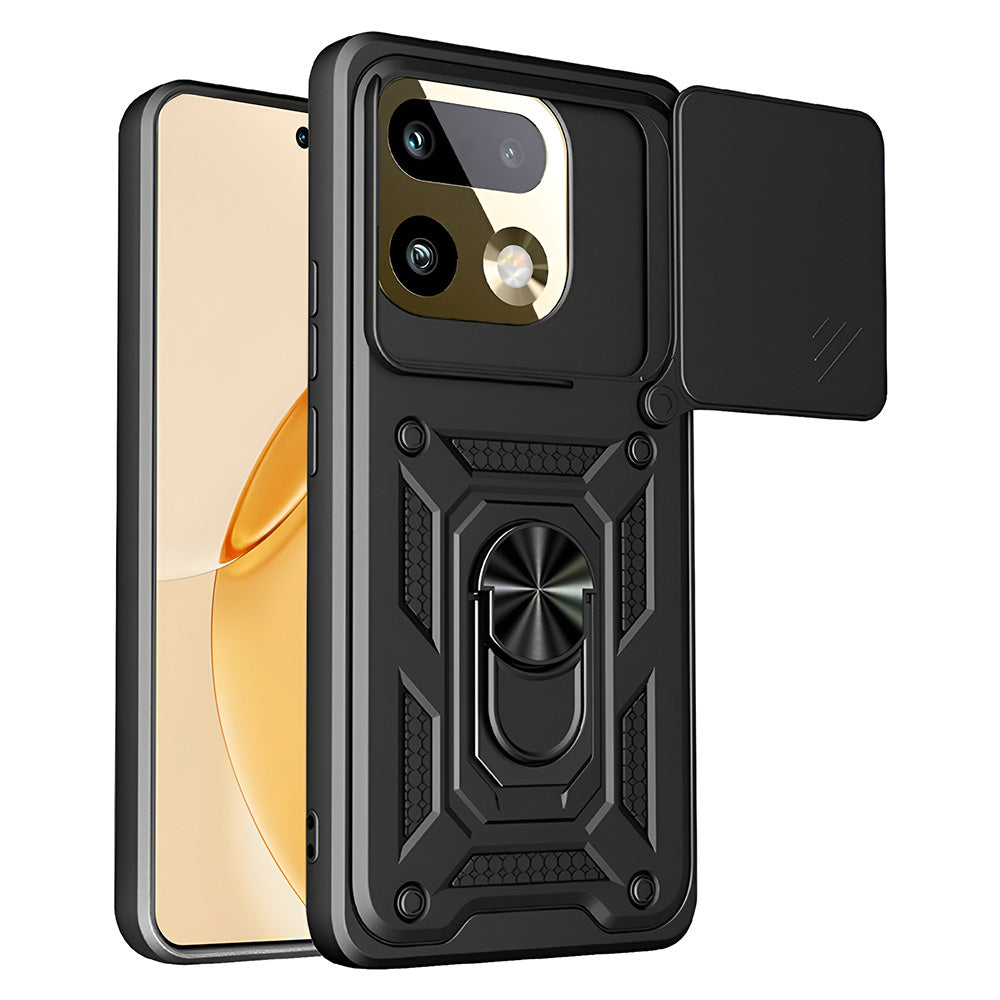 Custodia per Realme 16 Pro+, Techsuit, CamShield, Nera