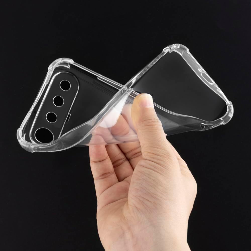 Custodia per Realme 16, Techsuit, Shockproof Clear, Trasparente