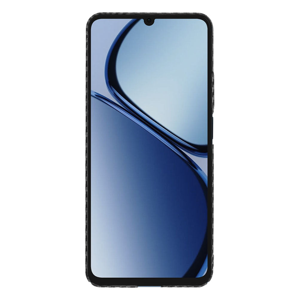 Custodia per Realme C63 / C61, Techsuit, Carbonite FiberShell, Nera