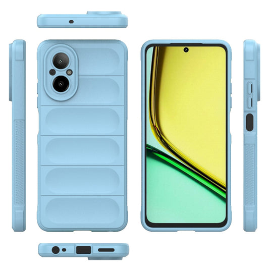 Custodia per Realme C67 4G, Techsuit, Magic Shield, Blu