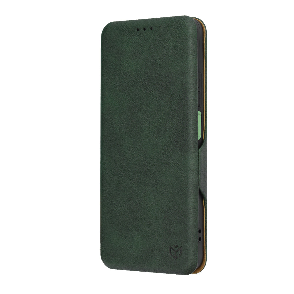 Custodia per Realme C67 4G, Techsuit, Safe Wallet Plus, Verde