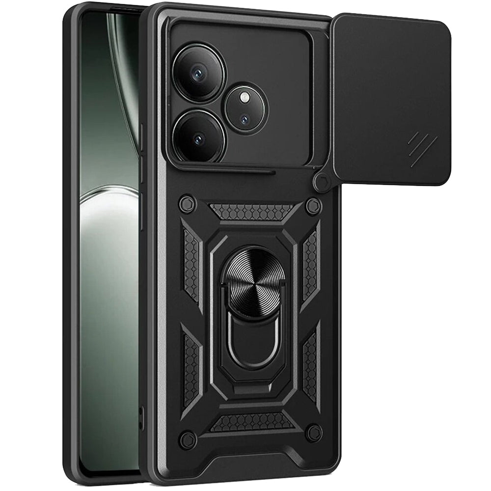 Custodia per Realme GT 6T / GT 6, Techsuit, CamShield, Nera