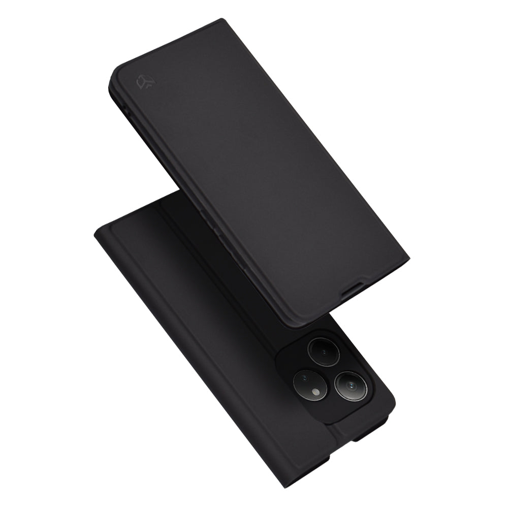 Custodia per Realme GT 6T / GT 6, Techsuit, Magskin Book, Nera
