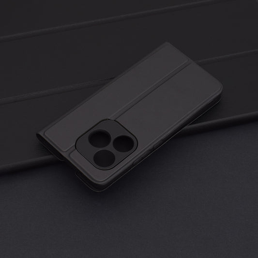 Custodia per Realme GT 6T / GT 6, Techsuit, Magskin Book, Nera
