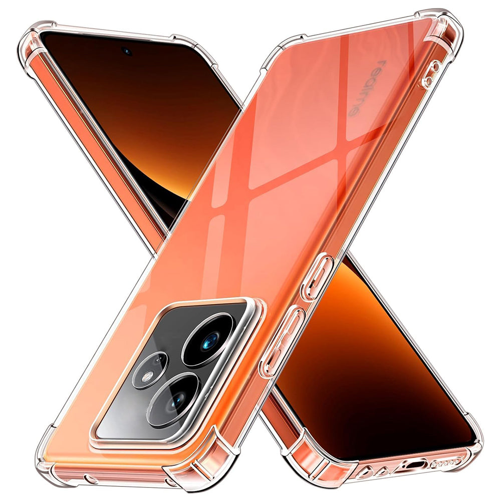 Custodia per Realme GT 7, Techsuit, Shockproof Clear, Trasparente