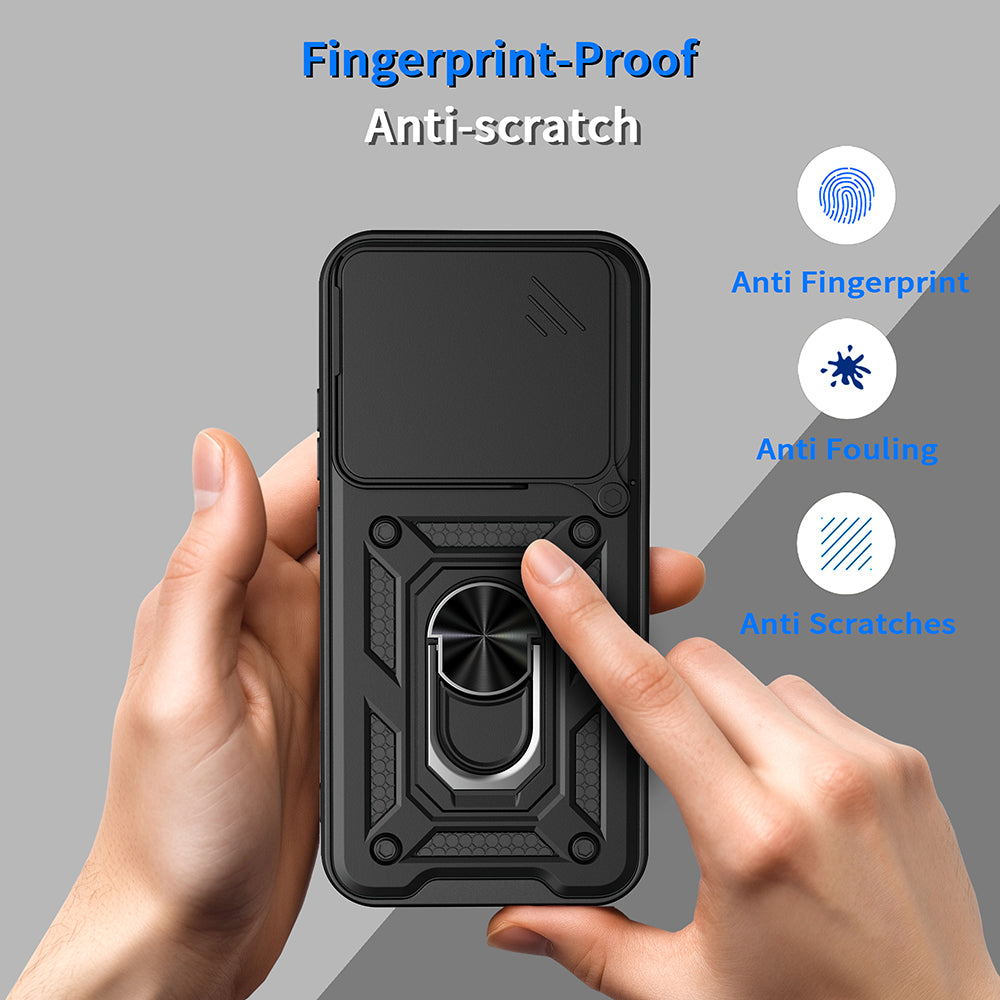 Custodia per Realme GT 8 Pro, Techsuit, CamShield (Taglio Rotondo per Fotocamera), Nera