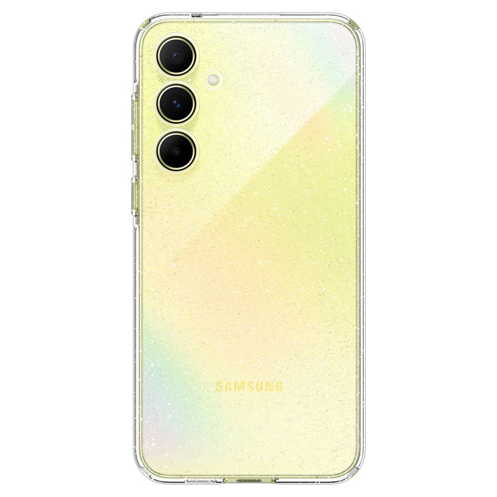 Custodia per Samsung Galaxy A55 5G A556, Spigen, Cristallo liquido Glitter, Trasparente ACS07538