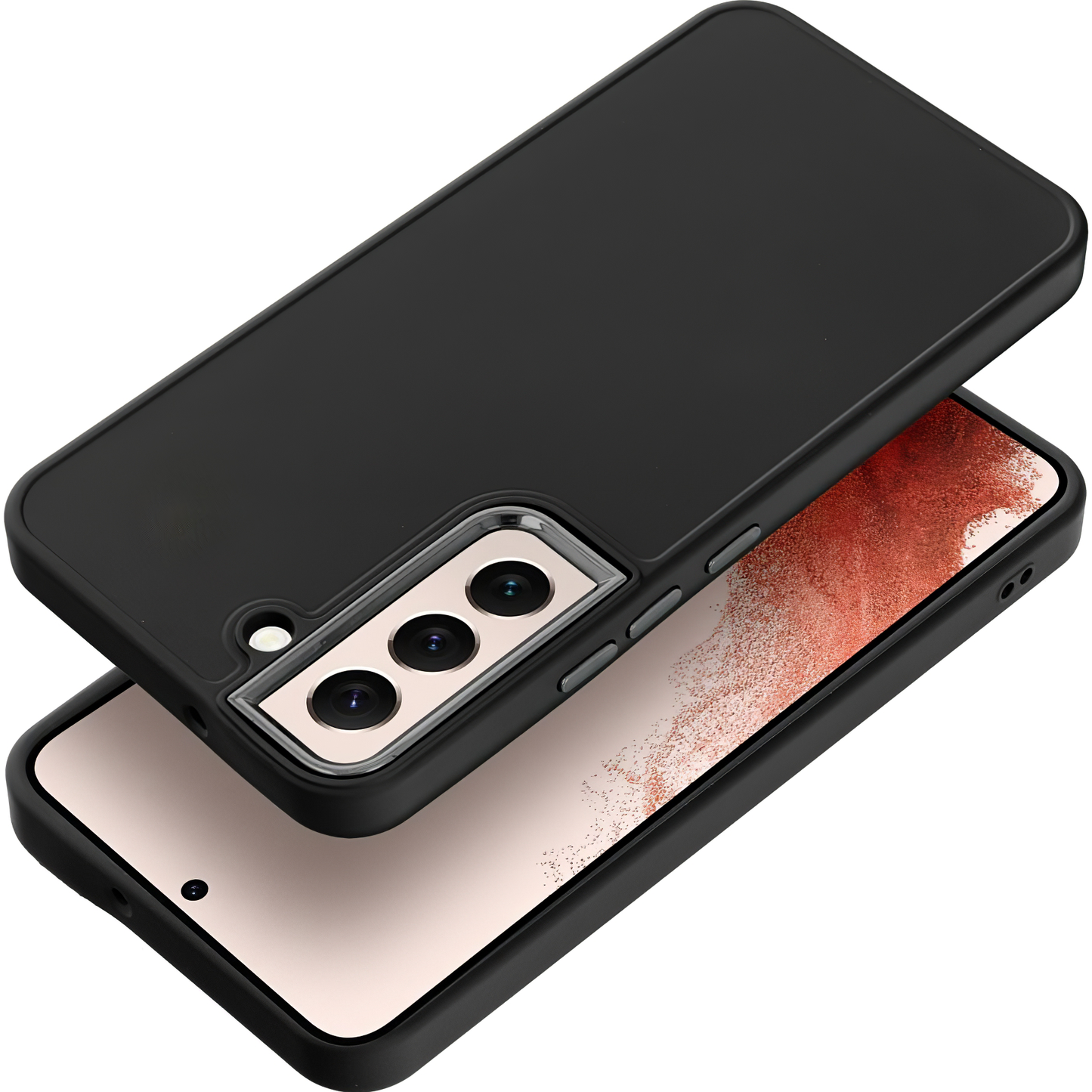 Custodia per Samsung Galaxy S22 5G S901, OEM, Frame, Nera
