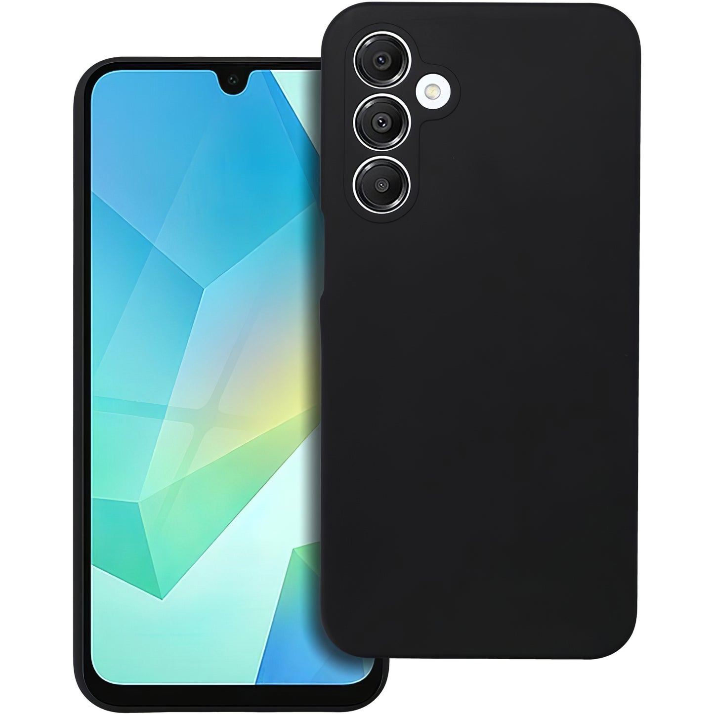 Custodia per Samsung Galaxy A16 5G A166 / A16 4G A165, OEM, Silicone, Nera