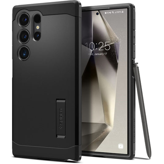 Custodia per Samsung Galaxy S24 Ultra S928, Spigen, Tough Armor, nero