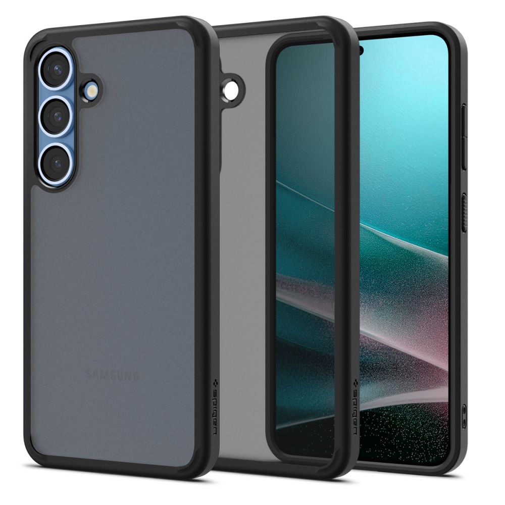 Custodia per Samsung Galaxy S25 S931, Spigen, Ultra Hybrid, Nero Satinato ACS09007