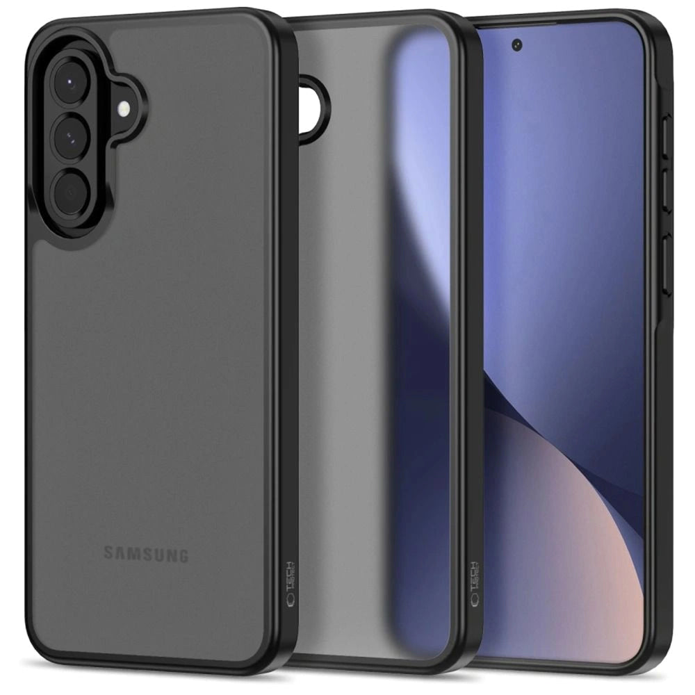 Custodia per Samsung Galaxy A57 5G, Tech-Protect, Magmat, Nero Opaco