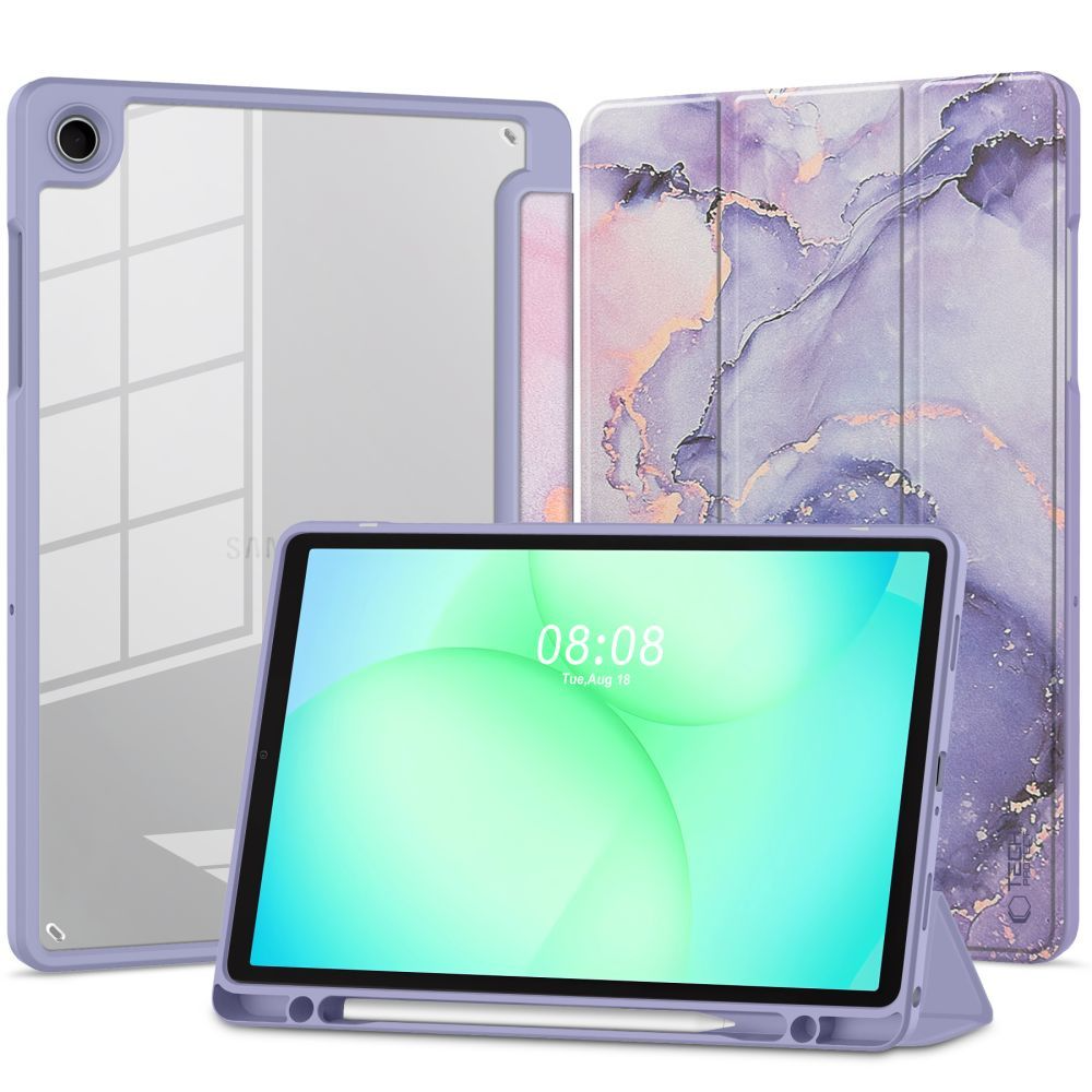 Custodia per Samsung Galaxy Tab A11 / Tab A9, Tech-Protect, SC PEN Hybrid, Viola