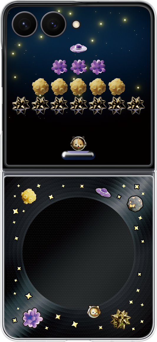 Custodia per Samsung Galaxy Z Flip8 F776, FlipSuit Case, Nera EF-FF776CBEGWW