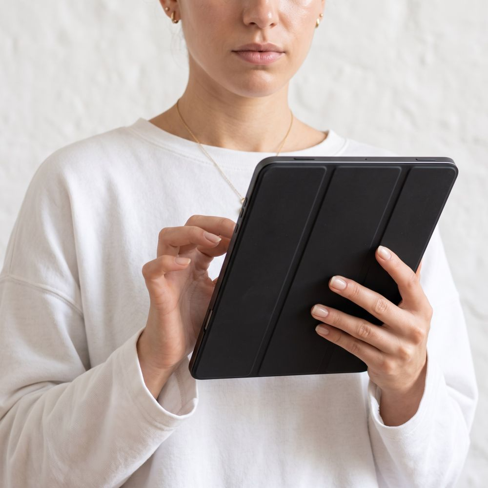 Custodia per Samsung Galaxy Tab S12 Plus, Tech-Protect, SC PEN, Nera