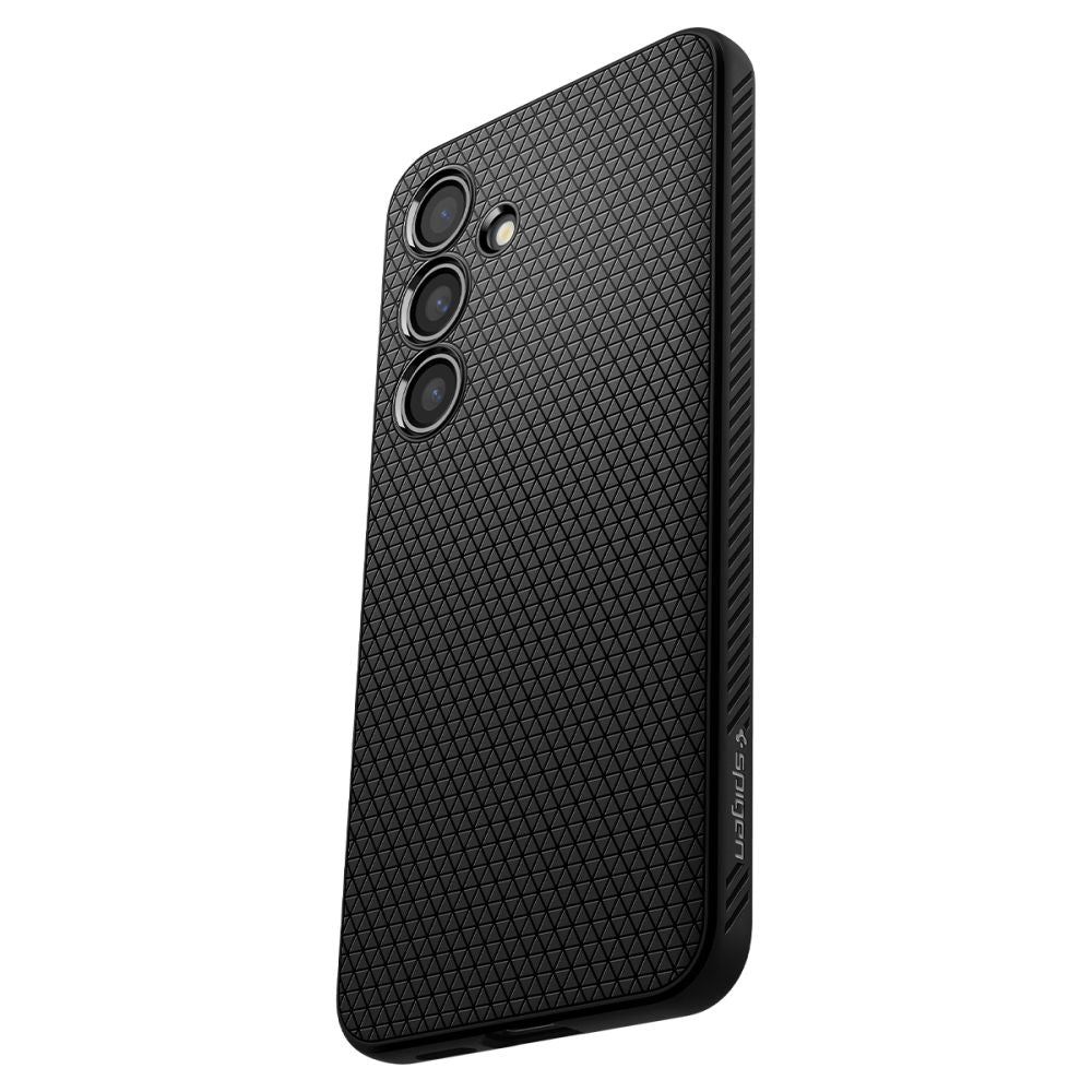 Custodia per Samsung Galaxy S24 S921, Spigen, Liquid Air, Nera ACS07347