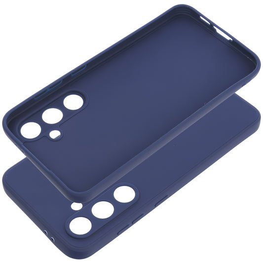 Custodia per Samsung Galaxy S24 FE S721, OEM, opaca, blu