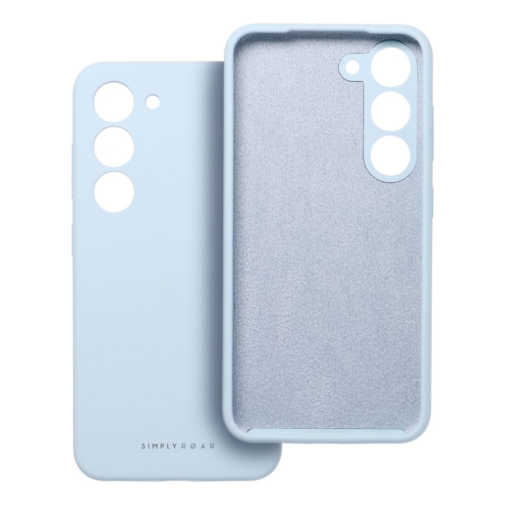 Custodia per Samsung Galaxy A56 A566, Roar, Cloud Skin, Blu