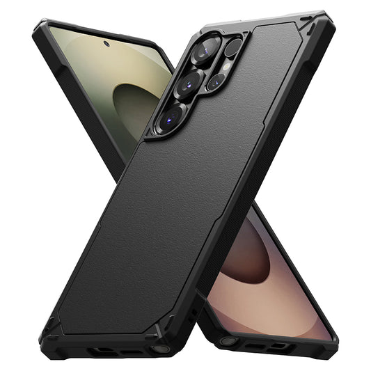 Custodia per Samsung Galaxy S25 Ultra S938, Ringke, Rugged Gear, Nera