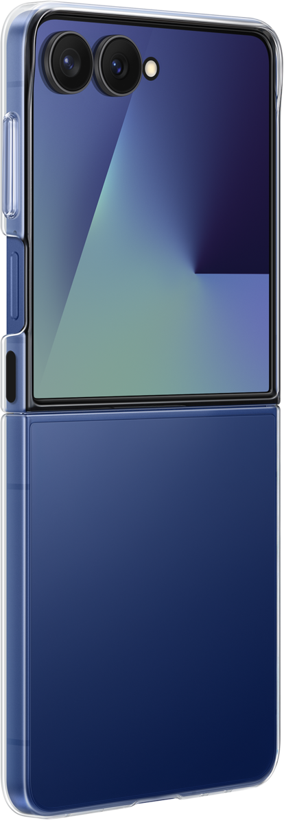 Custodia per Samsung Galaxy Z Flip7 F766, Clear Case, Trasparente EF-AF766CTEGWW