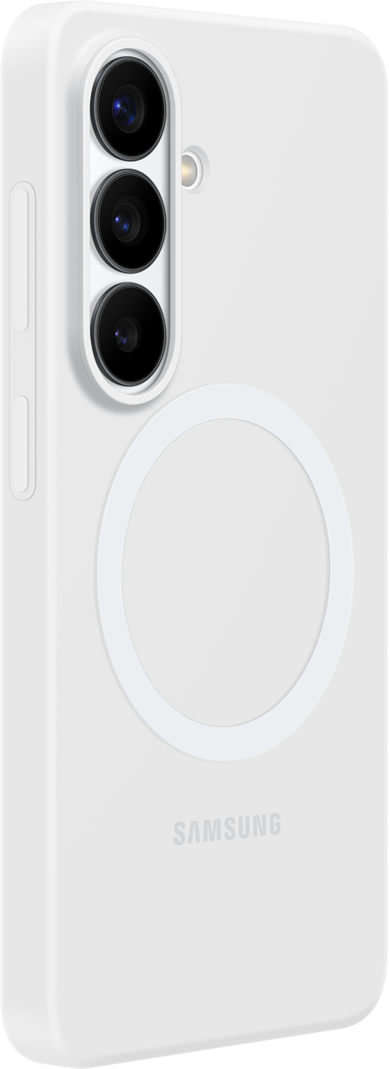 Custodia per Samsung Galaxy S26 S942, Silicone Magnet Case, Bianca EF-ES942CWEGWW