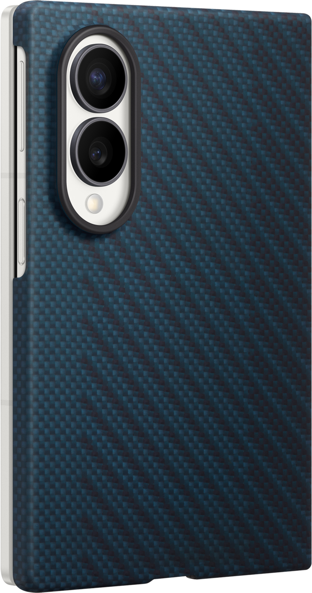 Custodia per Samsung Galaxy Z Fold8 F971, Carbon Magnet Case, Blu Navy EF-KF971SNEGWW