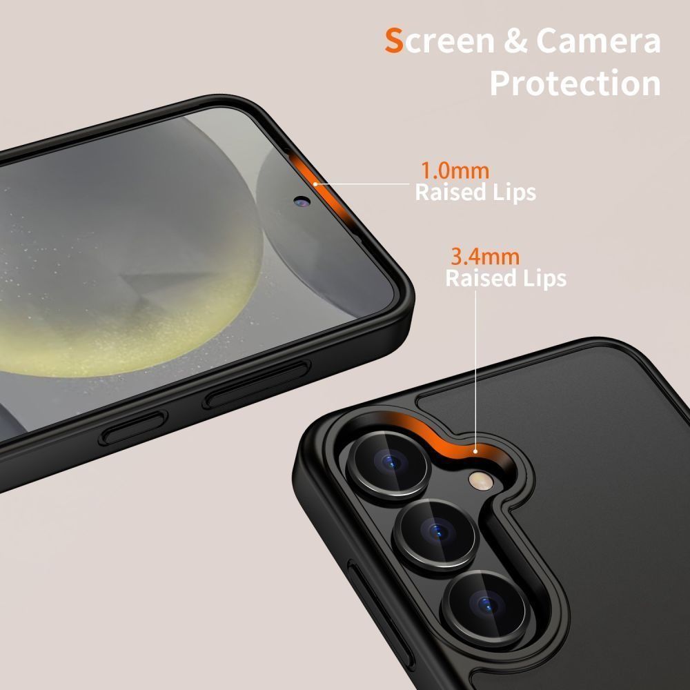Custodia per Samsung Galaxy A37 5G / A56 A566 / A36 A366, Tech-Protect, Magmat, Nera Opaca