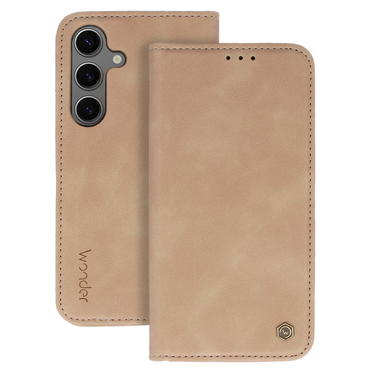 Custodia per Samsung Galaxy A16 5G A166 / A16 4G A165, Wonder, Prime, Brown